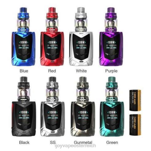 iJOY disposable vape - V8JT123 iJOY Avenger Babyset 108w Weiß