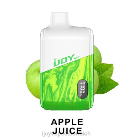 iJOY vape wien - V8JT175 iJOY Bar IC8000 Einweg Apfelsaft