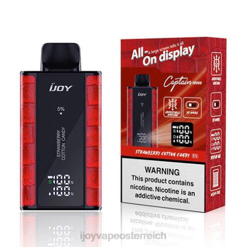 iJOY vape wien - V8JT95 iJOY Bar Captain Einweg Erdbeer-Zuckerwatte
