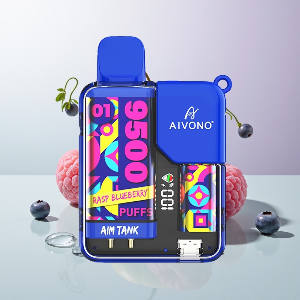 Aivono Aim-Tank 9500 Puffs 18ml Himbeere Blaubeere