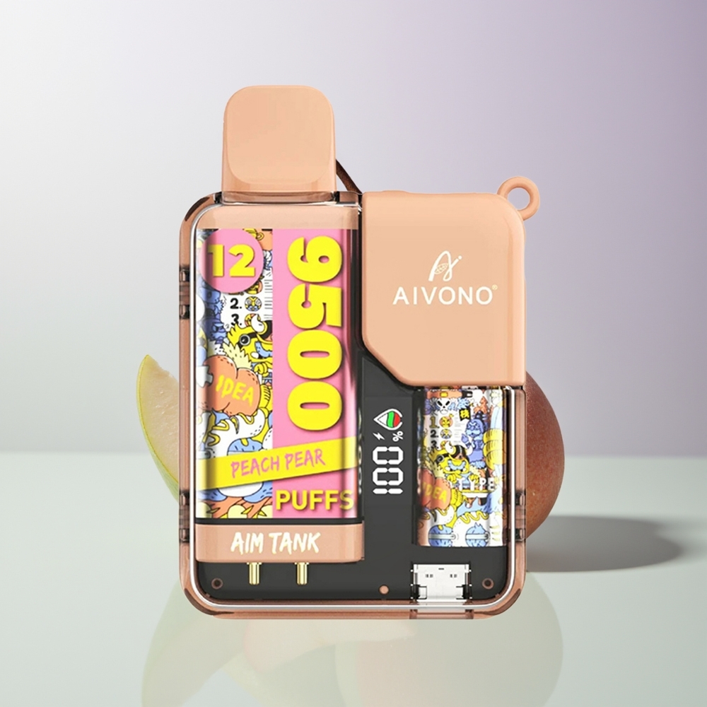 Aivono Aim-Tank 9500 Puffs 18ml Pfirsich Birne