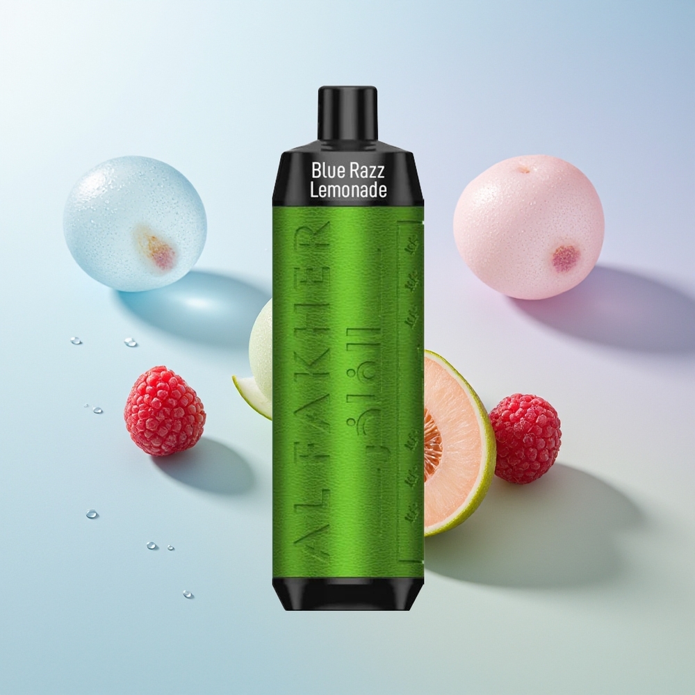 Al Fakher Crown Bar 8000 5mg Crystal Blau Himbeere Limonade