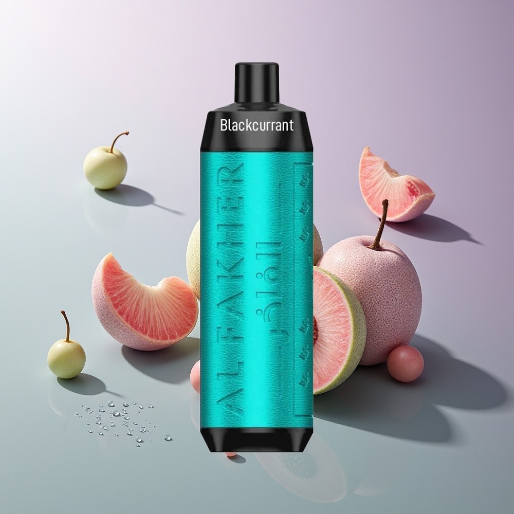 Al Fakher Crown Bar 8000 Crystal 18ml 8000 Puffs Einweg-Vape Schwarze Johannisbeere Eis