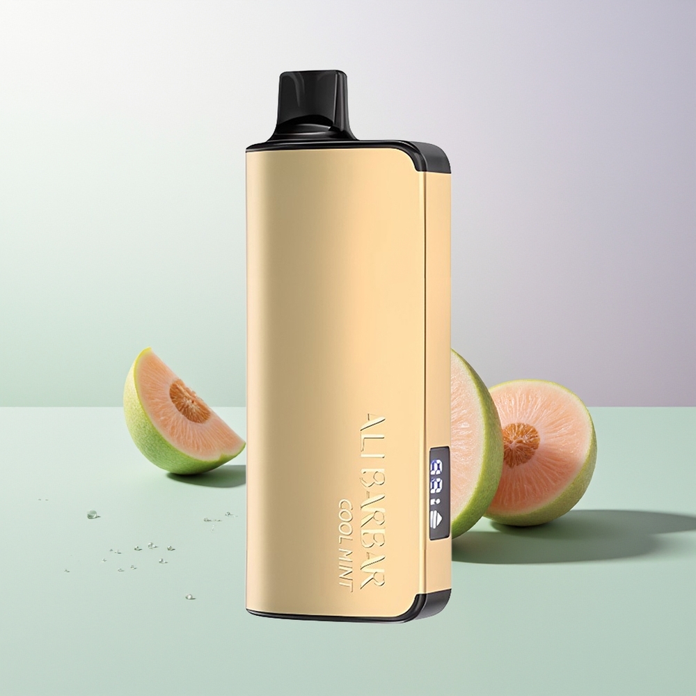 Alibarbar Ingot 9000 Puffs 22ml LED Display Cool Minze