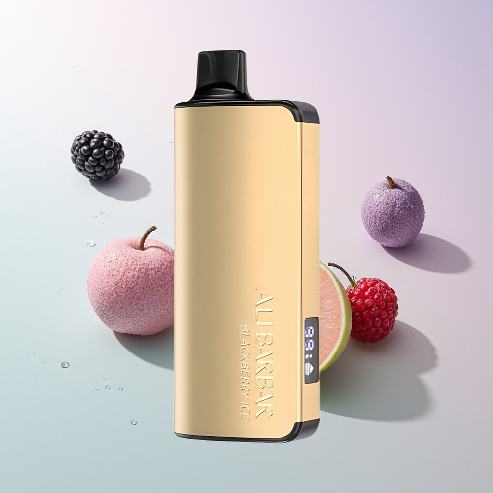 Alibarbar Ingot 9000 Puffs 2350mah LED Brombeer-Eis