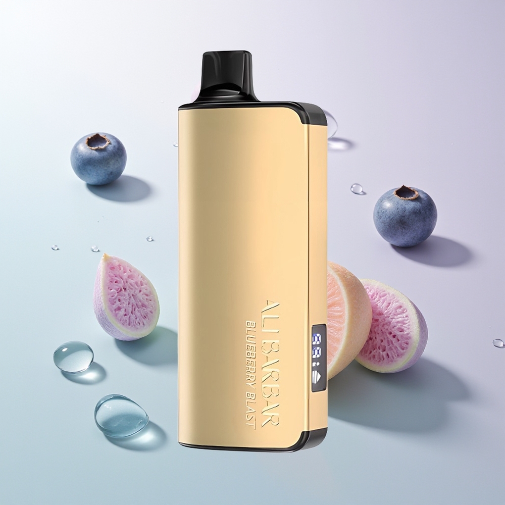 Alibarbar Ingot 9000 Züge 2350mAh LED Heidelbeere Explosion