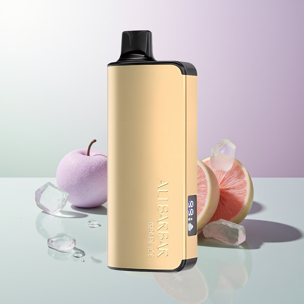 Alibarbar Ingot 9000 Züge 2350mah LED Grape Eis