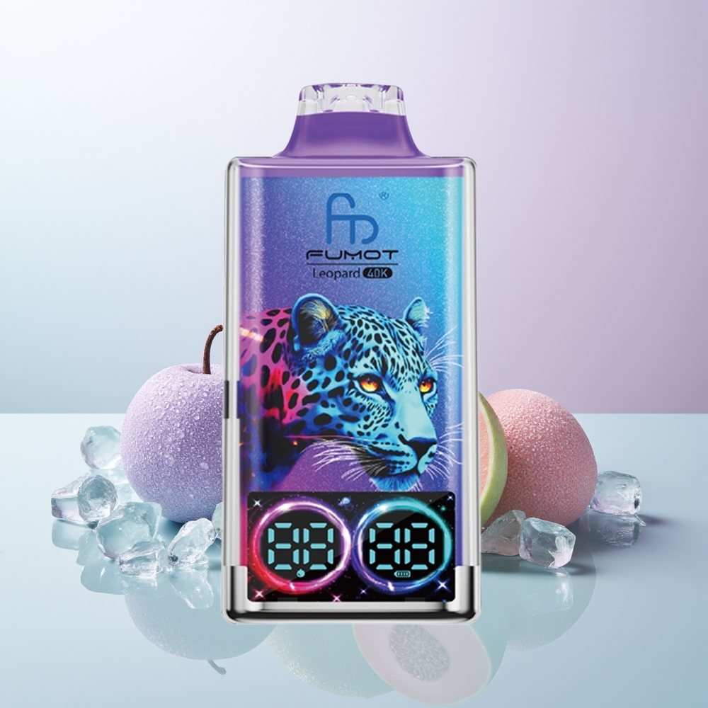 Fumot Leopard 40K Puffs Dual Mesh Typ-C-Ladung Blaubeere Auf Eis