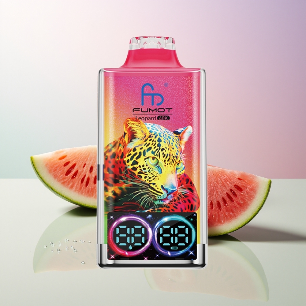 Fumot Leopard 40K Typ-C Dual Mesh Erdbeer Wassermelone