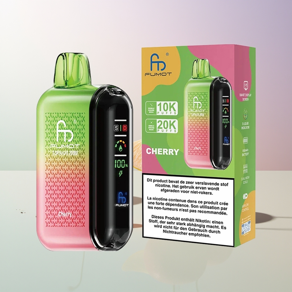 Fumot Tornado 20000 Lüfte Dual Mesh Kirsch