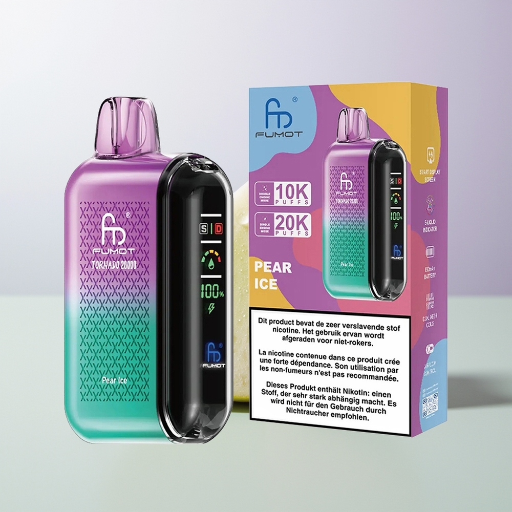 Fumot Tornado 20000 Puffs Dual Mesh Birne Eis