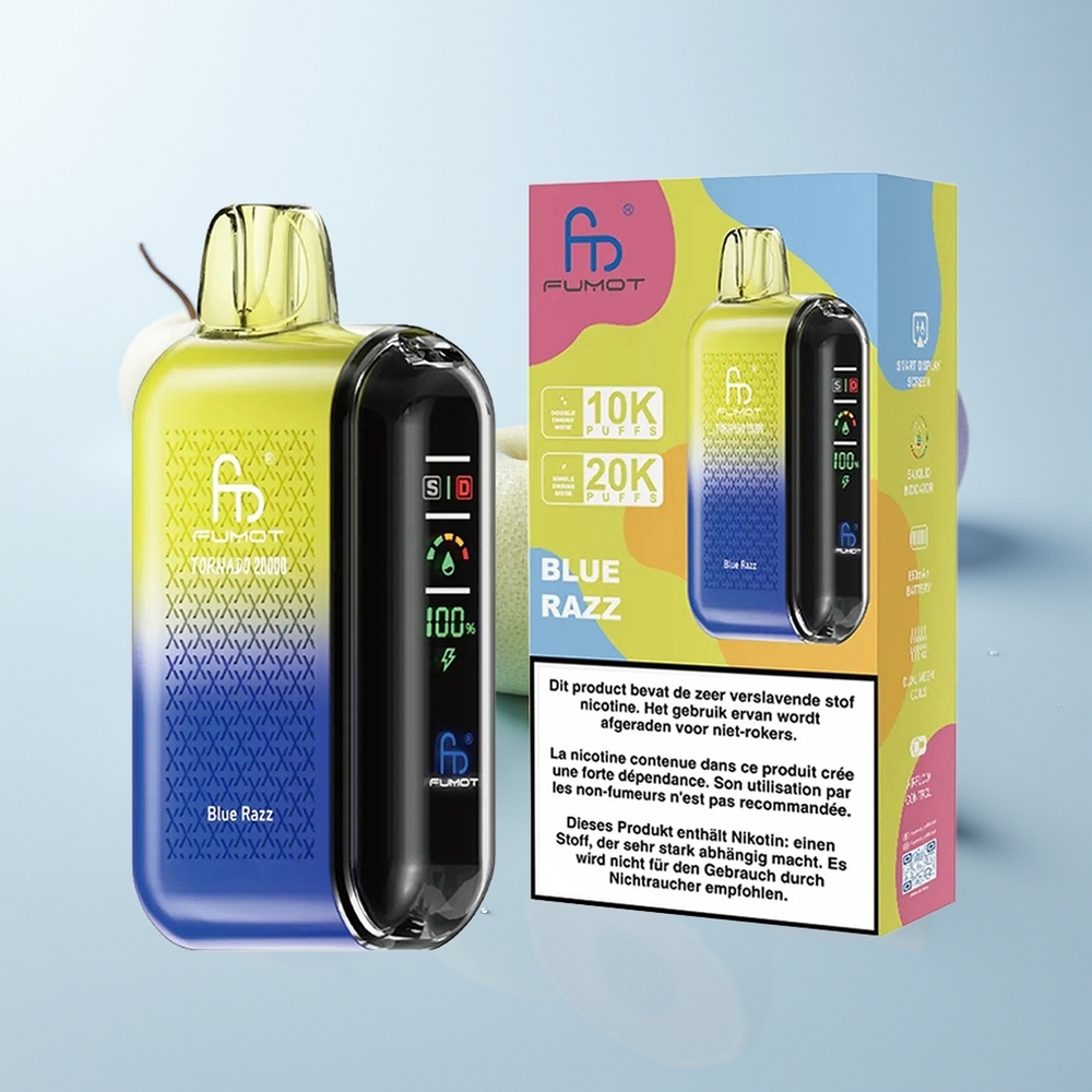 Fumot Tornado 20000 Puffs Dual Mesh Blaue Himbeere