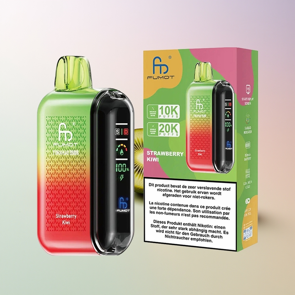 Fumot Tornado 20000 Puffs Dual Mesh Erdbeere Kiwi