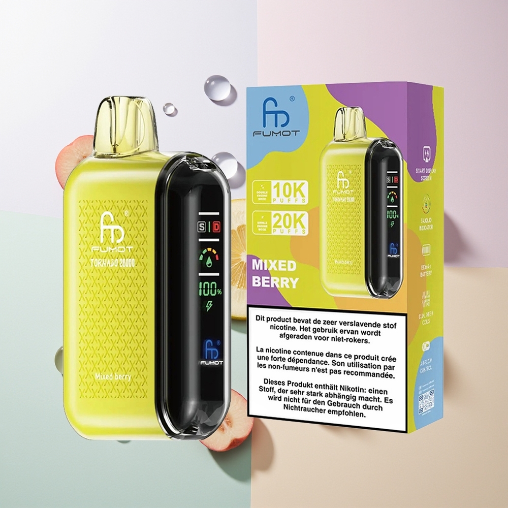 Fumot Tornado 20000 Puffs Dual Mesh Gemischte Beeren