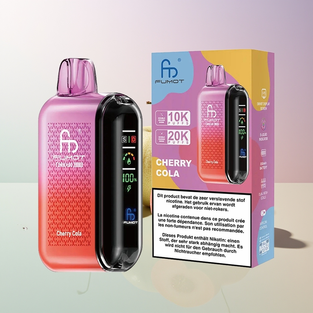 Fumot Tornado 20000 Puffs Dual Mesh Kirsch Cola