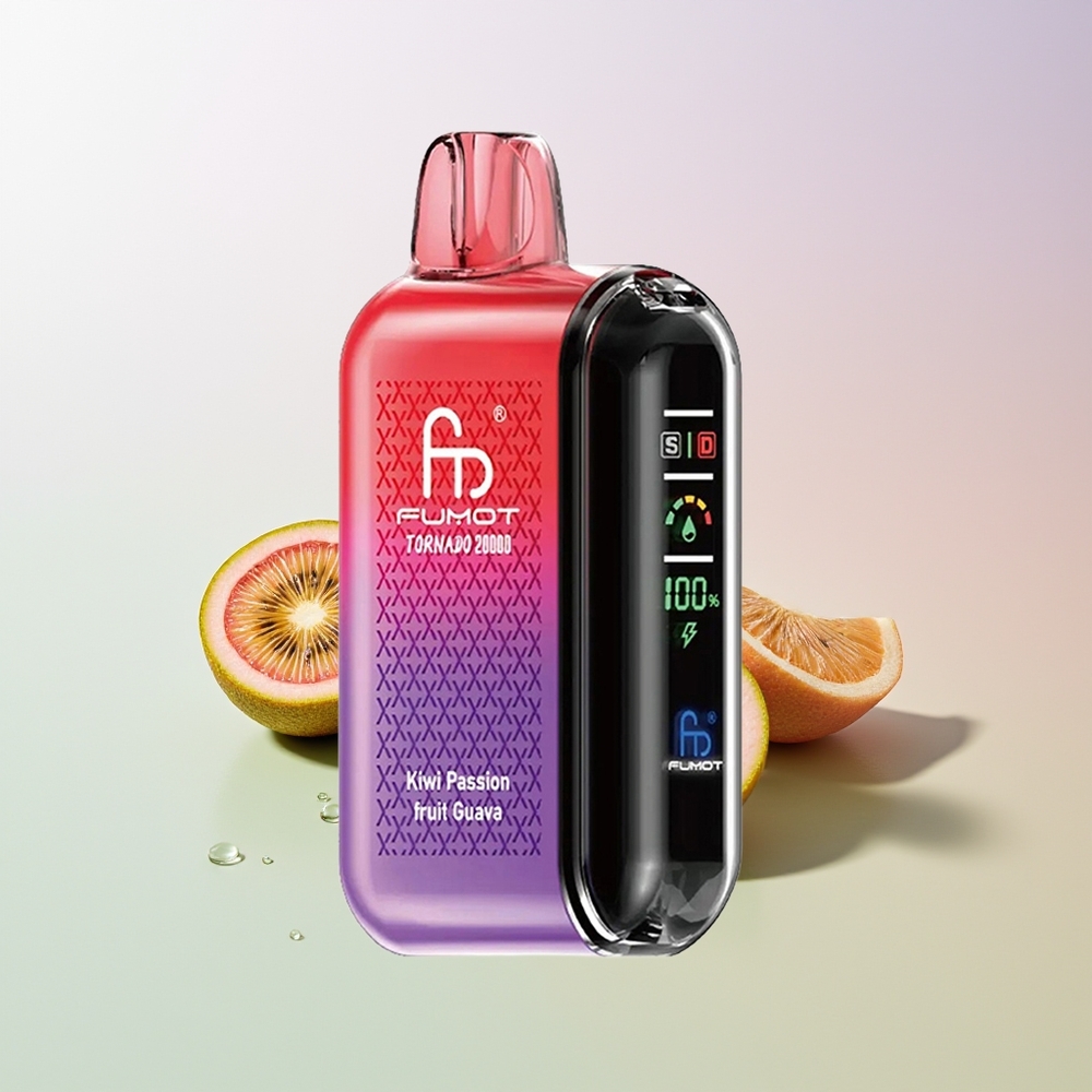 Fumot Tornado 20000 Puffs Dual Mesh Kiwi Passionsfrucht Guave