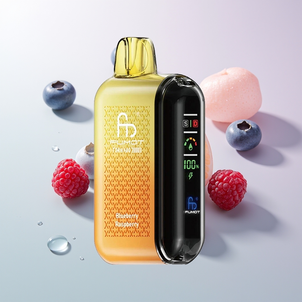 Fumot Tornado 20000 Züge Dual Mesh Heidelbeere Himbeere