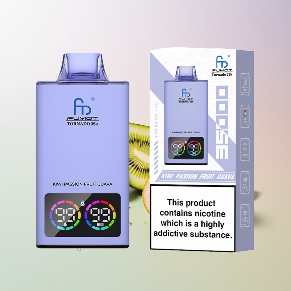 Fumot Tornado 35000 Dual Mesh RGB Kiwi Passionsfrucht Guave