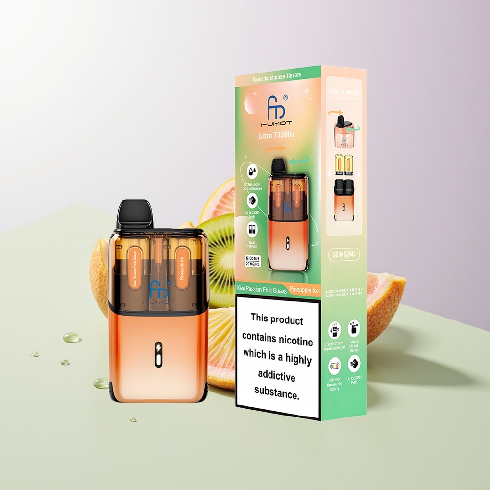 Fumot Ultra T32000 32000 800mAh Kiwi Passionsfrucht Guave - Ananas Eis