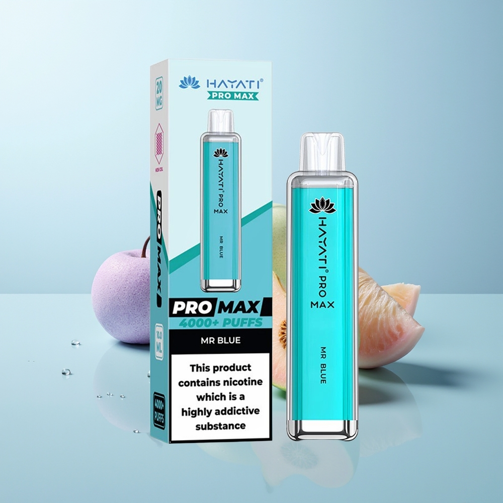 Hayati Pro Max 4000 Züge Aufladbar LED Herr Blau