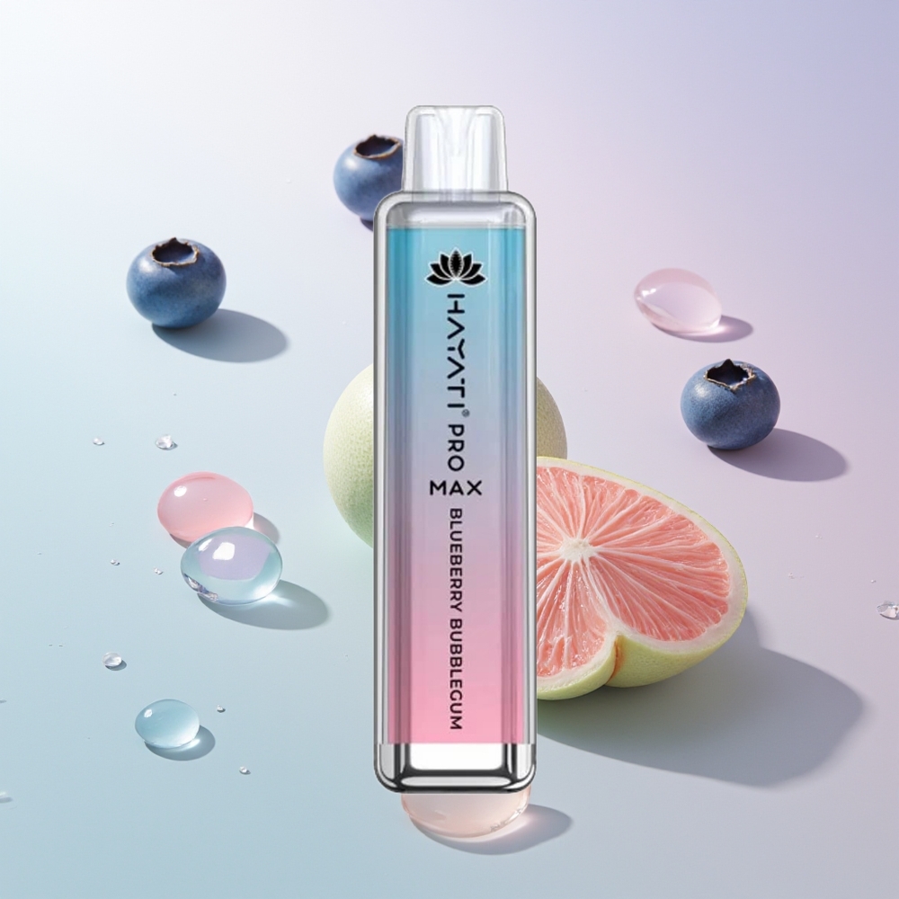 Hayati Pro Max 4000 Züge Dual Mesh Blaubeere Kaugummi