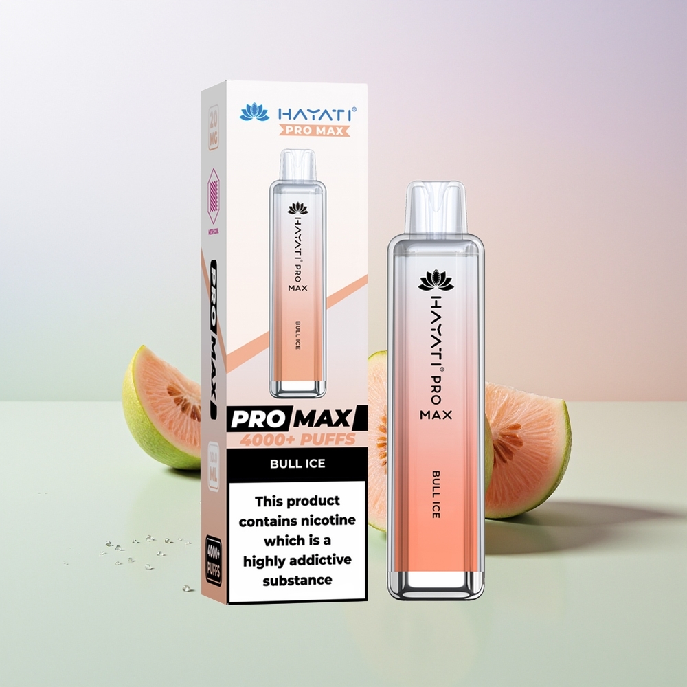 Hayati Pro Max 4000 Züge Dual Mesh Coil Stier Eis