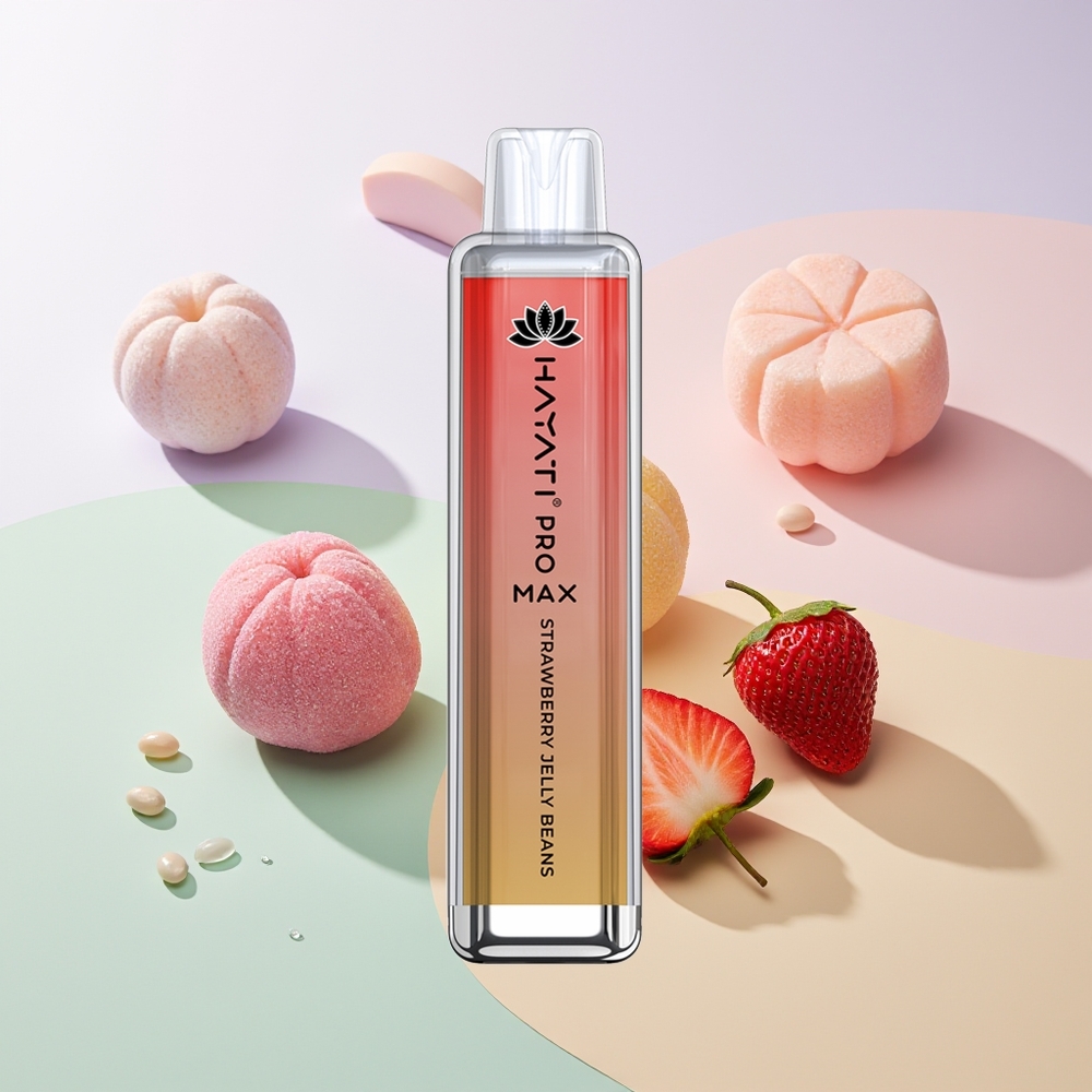 Hayati Pro Max 4000 Züge Rechargeable Erdbeergelee
