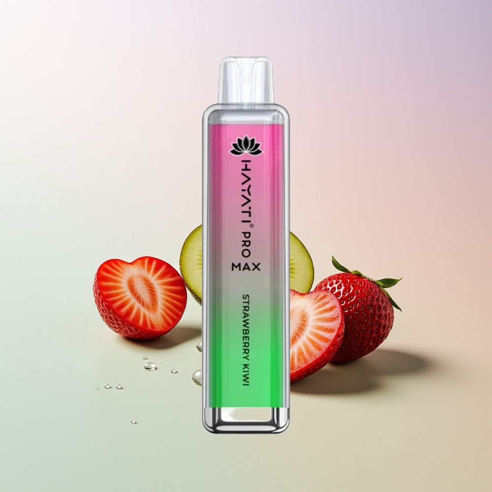 Hayati Pro Max 4000 Züge Wiederaufladbar Erdbeer Kiwi