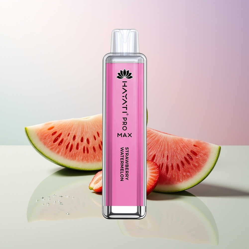 Hayati Pro Max 4000 Züge Wiederaufladbar Erdbeer Wassermelone