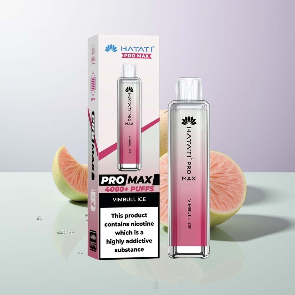 Hayati Pro Max 4000 Züge Wiederaufladbar Vimbull Eis