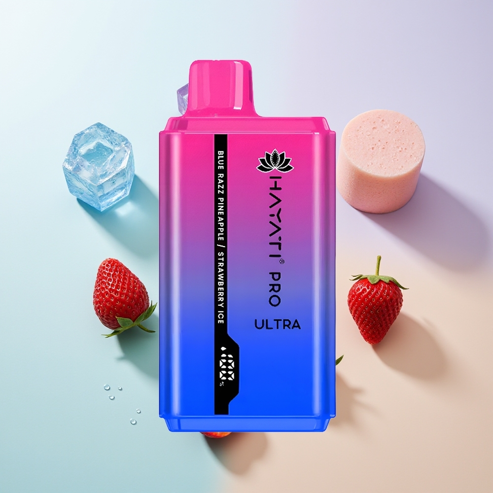 Hayati Pro Ultra 15000 Hübe 24ml Blaue Himbeere Ananas Erdbeer Eis