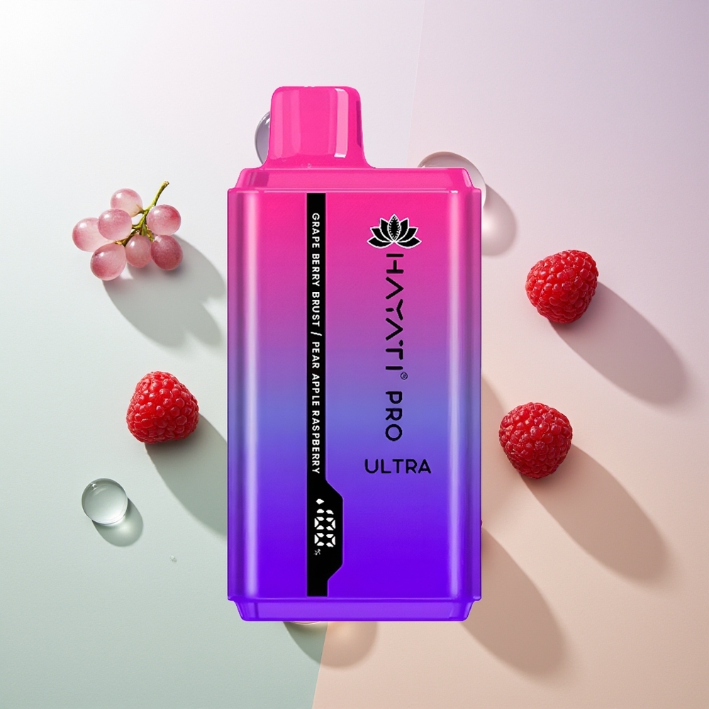 Hayati Pro Ultra 15000 Hübe 24ml Traube Beerenmix Birne Apfel Himbeere