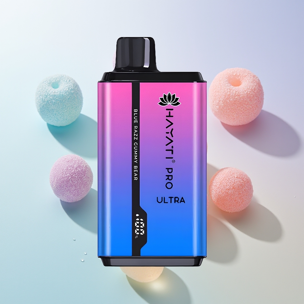 Hayati Pro Ultra 15000 Puffs 12ml Blaue Razz Gummibärchen