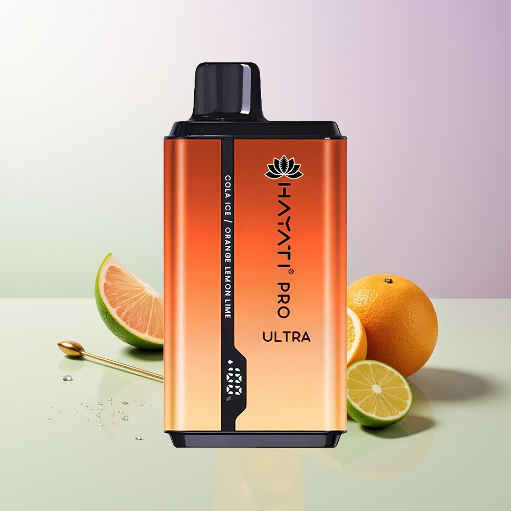 Hayati Pro Ultra 15000 Züge 24ml Cola Eis Orange Zitrone & Limette