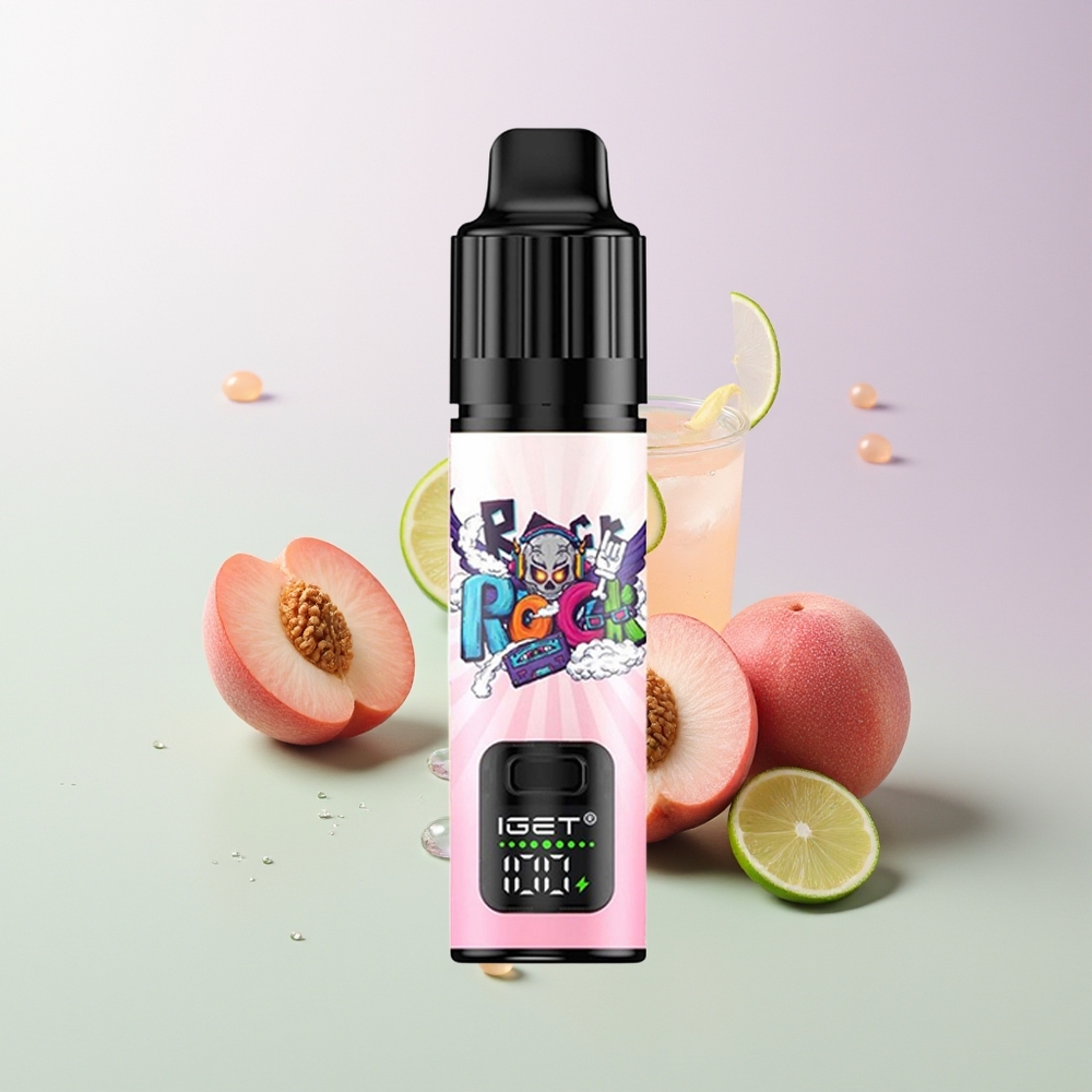 IGET BAR PLUS S3 POD 10000 Züge 950 mAh Wiederaufladbar Pfirsich Litschi Limette Eis