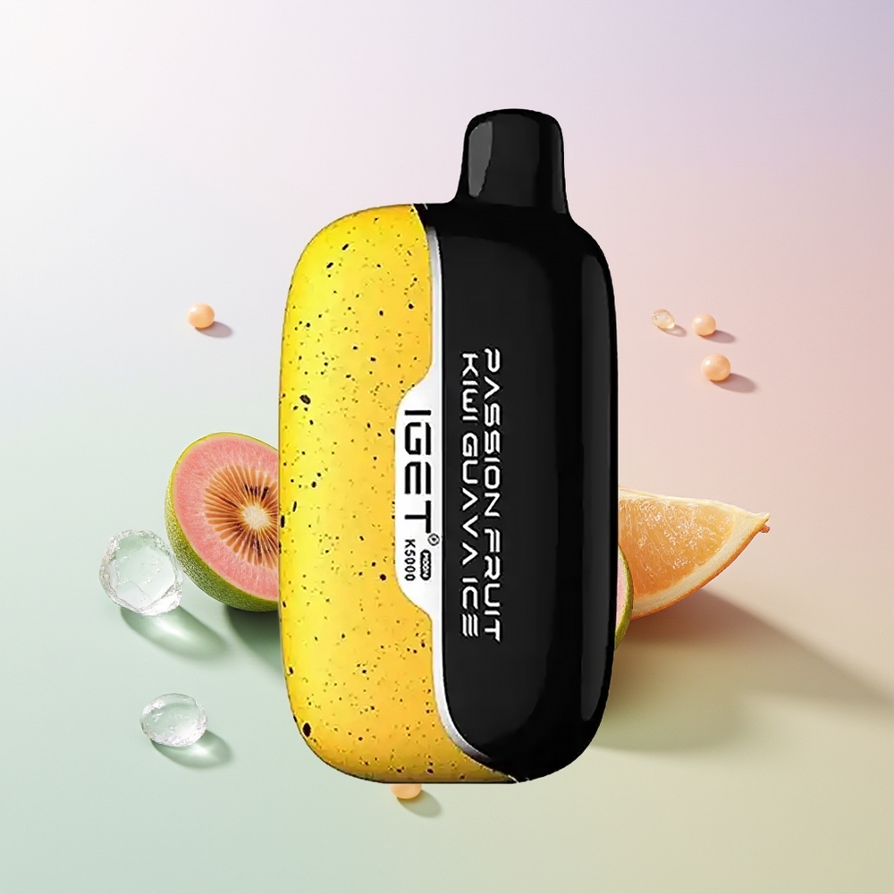 IGET Moon K5000 5000 Puffs 1.35 Ohm PC Passionsfrucht Kiwi Guava Eis