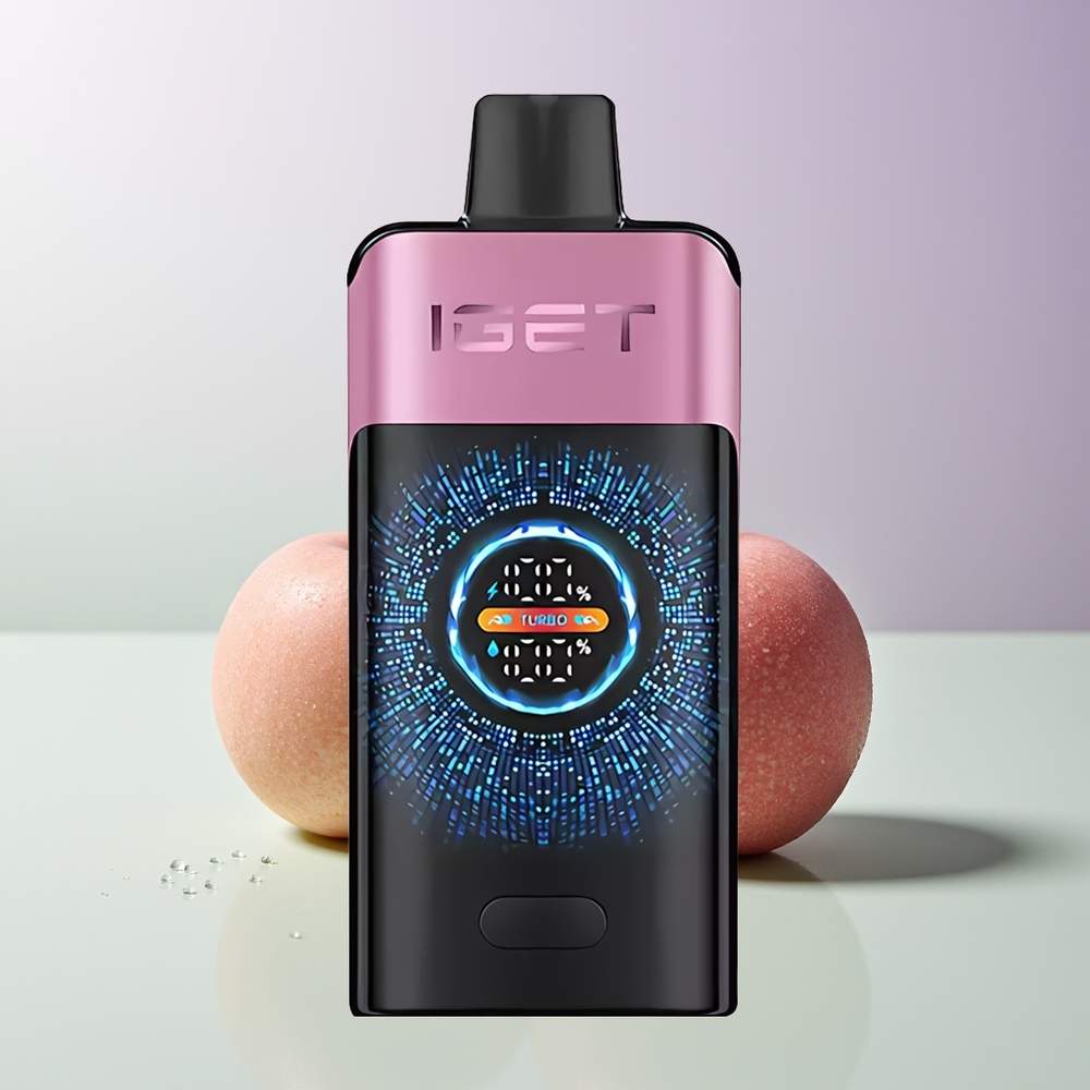 IGET ONE 12000 Züge Großes Gebogenes Farbdisplay Kirschmonster