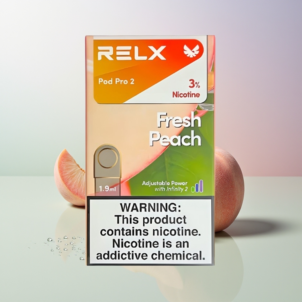RELX Pod Pro 2 600 Züge 1,9ml Frischer Pfirsich