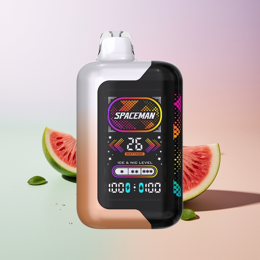 SMOK SPACEMAN SP40000 2-Mundstücke 1000mAh 20ml Saftiger Pfirsich Wassermelone